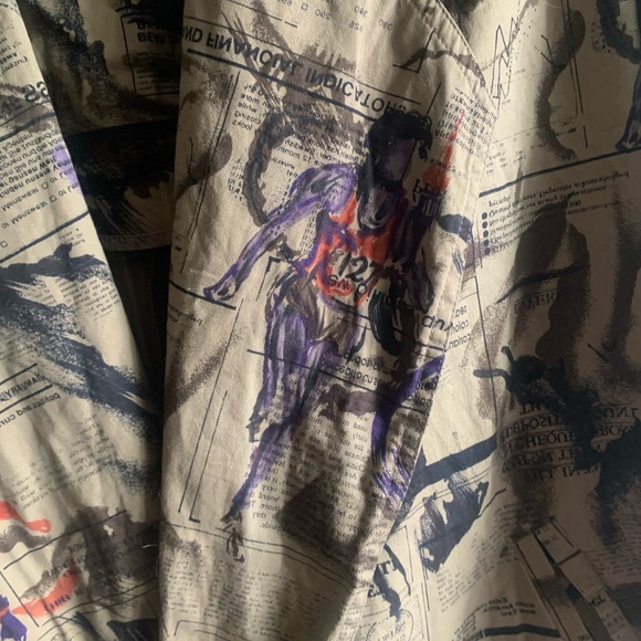 Newspaper Cotton Jacket - Picture 11 of 16